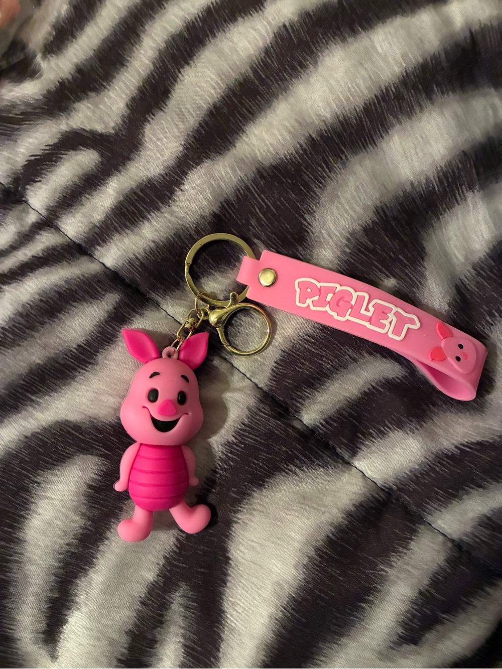 Piglet Pink Keychain